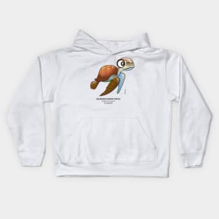 Galapagos Green Turtle Kids Hoodie